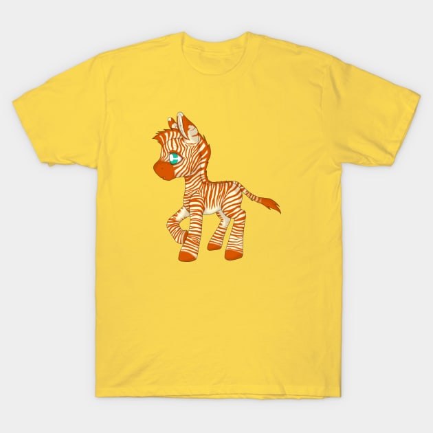 Baby Zebra T-Shirt by SaruCharmed Designs